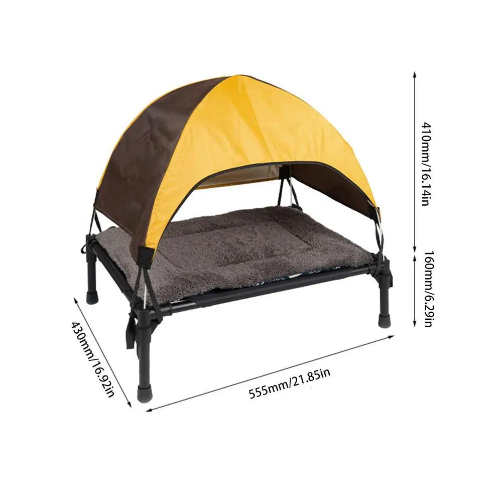 Lit Surélevé Extérieur pour Chien – Confort & Fraîcheur en Toute Saison