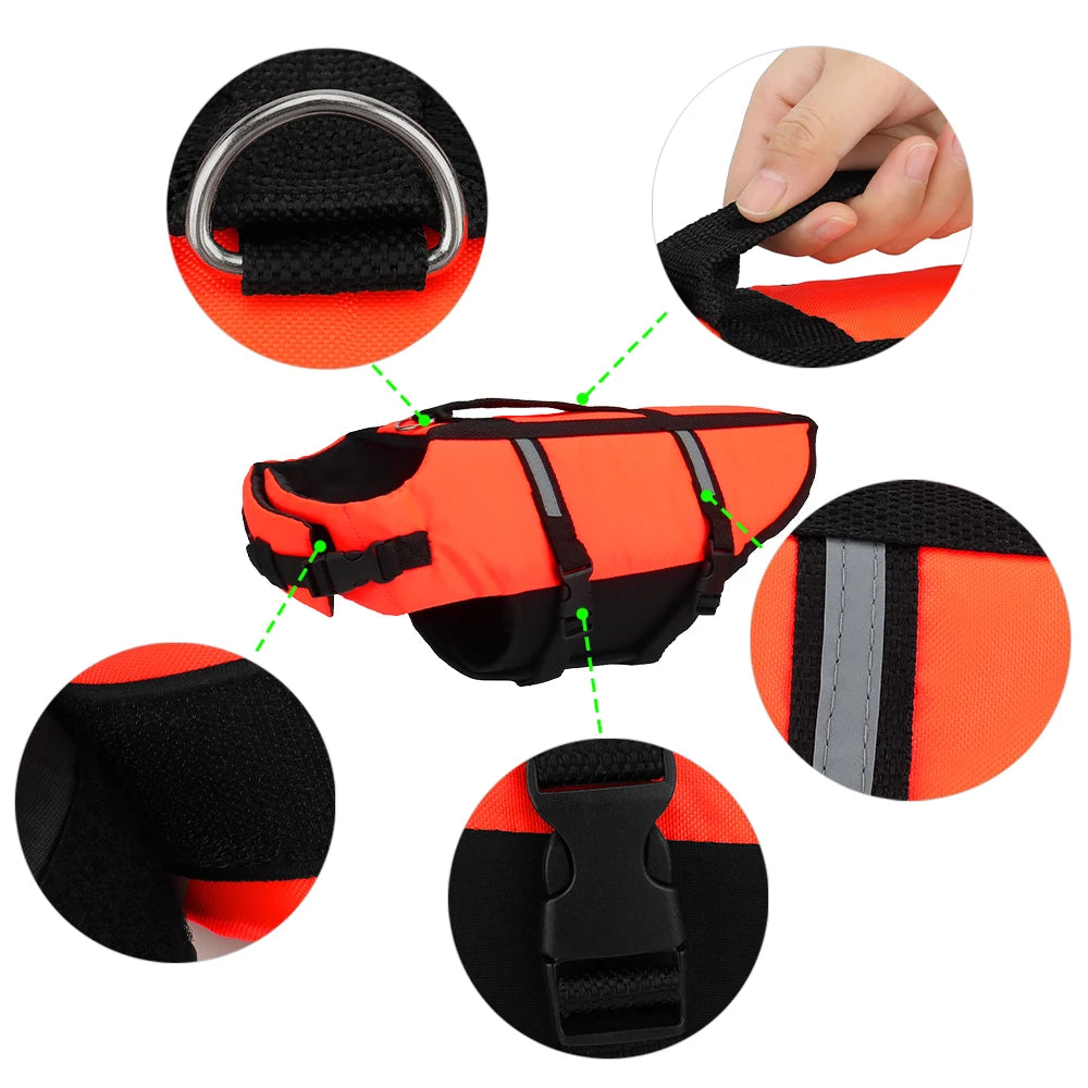 Gilet de Sauvetage pour Chien – Sécurité & Visibilité Optimale